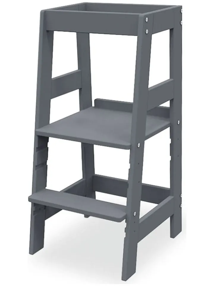 Pinolino Weitere Haushaltshelfer<Lernturm "Fino" in Anthrazit- (B)40 x (H)85 x (T)47 cm