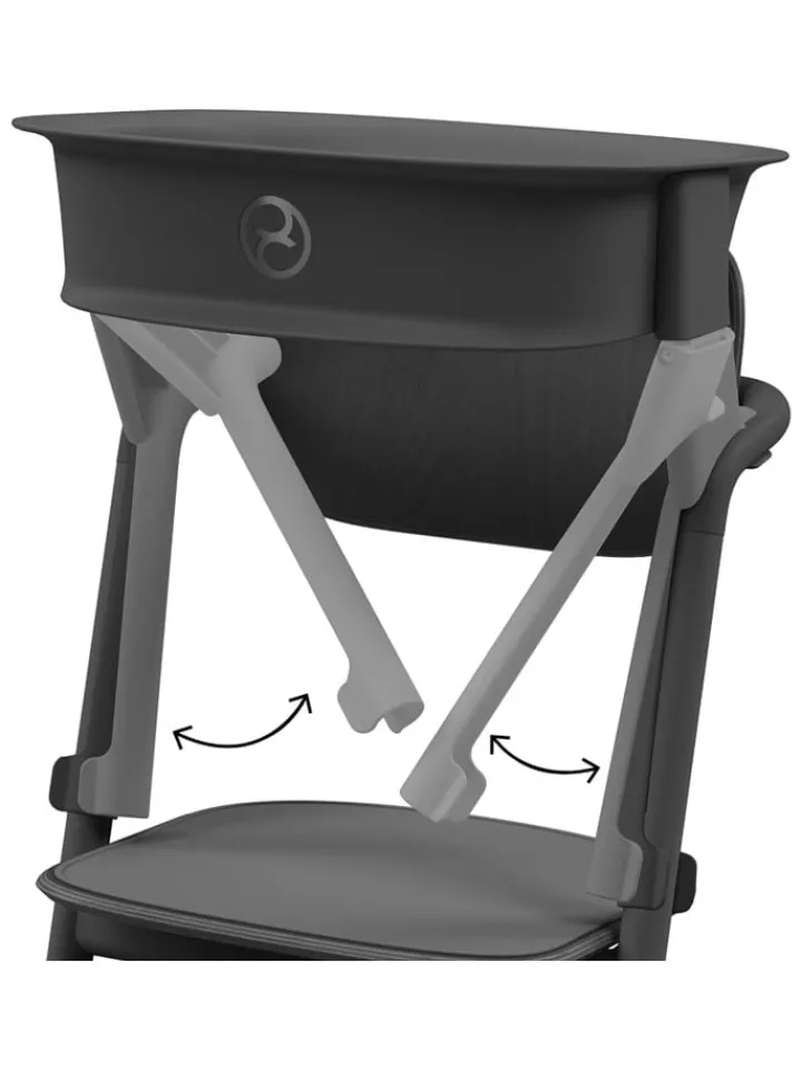 Cybex Sitzmöbel<Lernturm-Aufsatz für Hochstuhl "Lemo" in Schwarz