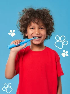 happybrush Zahn & Mundpflege<Lernzahnbürste "Eco Vibe Kids" in Blau