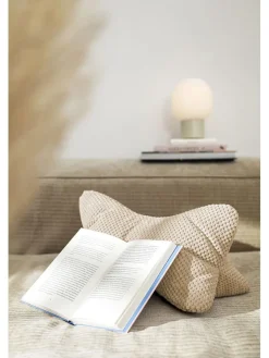 Magma Heimtex Kissen & Kissenhüllen<Lesekissen "Comodo" in Beige - (B)42 x Ø 22 cm