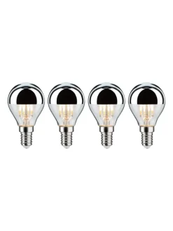 paulmann Leuchtmittel<Leuchtmittel Bundle 4x LED Tropfen Kopfspiegel F