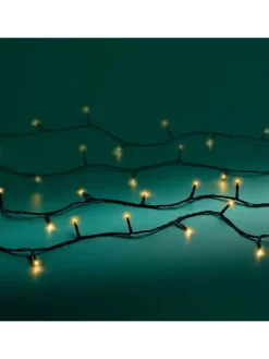 LUMINEO Lichterketten & Dekobeleuchtung<Lichterkette BASIC 40 LED 3 m, schwarzes Kabel, in klassisch warm