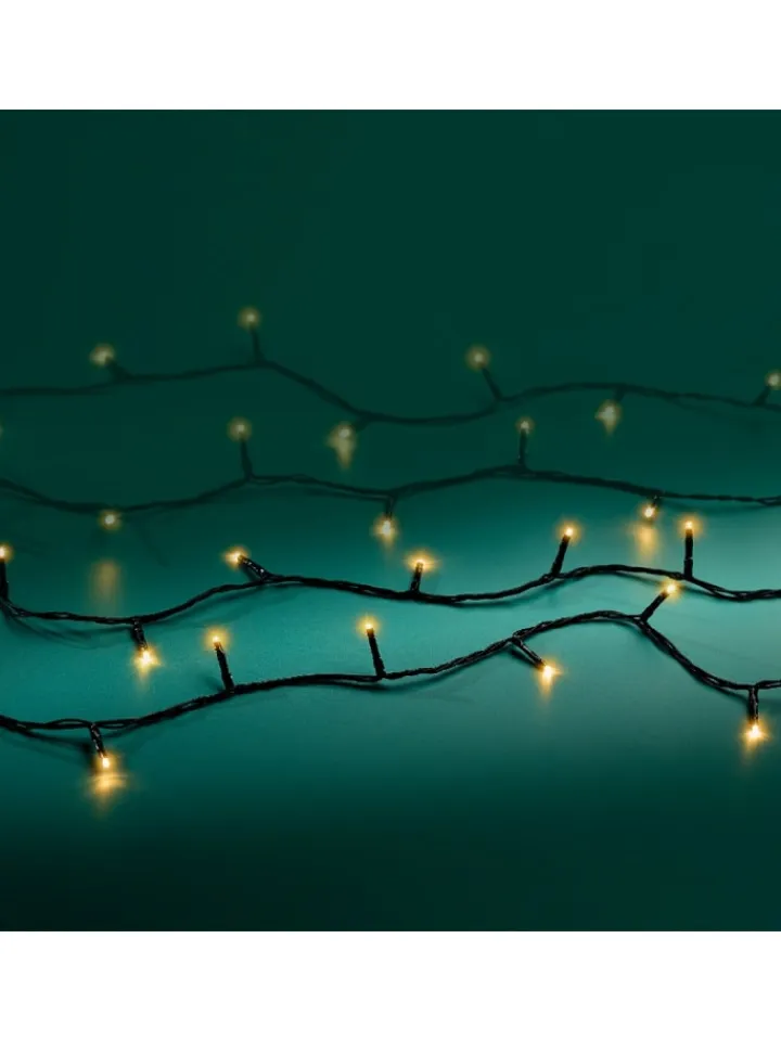 LUMINEO Lichterketten & Dekobeleuchtung<Lichterkette BASIC 40 LED 3 m, schwarzes Kabel, in klassisch warm