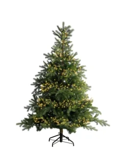 LUMINEO Lichterketten & Dekobeleuchtung<Lichterkette CLUSTER 768 LED 7 m, schwarzes Kabel in Soft Gold