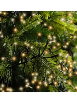 LUMINEO Lichterketten & Dekobeleuchtung<Lichterkette CLUSTER 1512 LED 14 m, schwarzes Kabel in Warm weiß/Klassisch warm