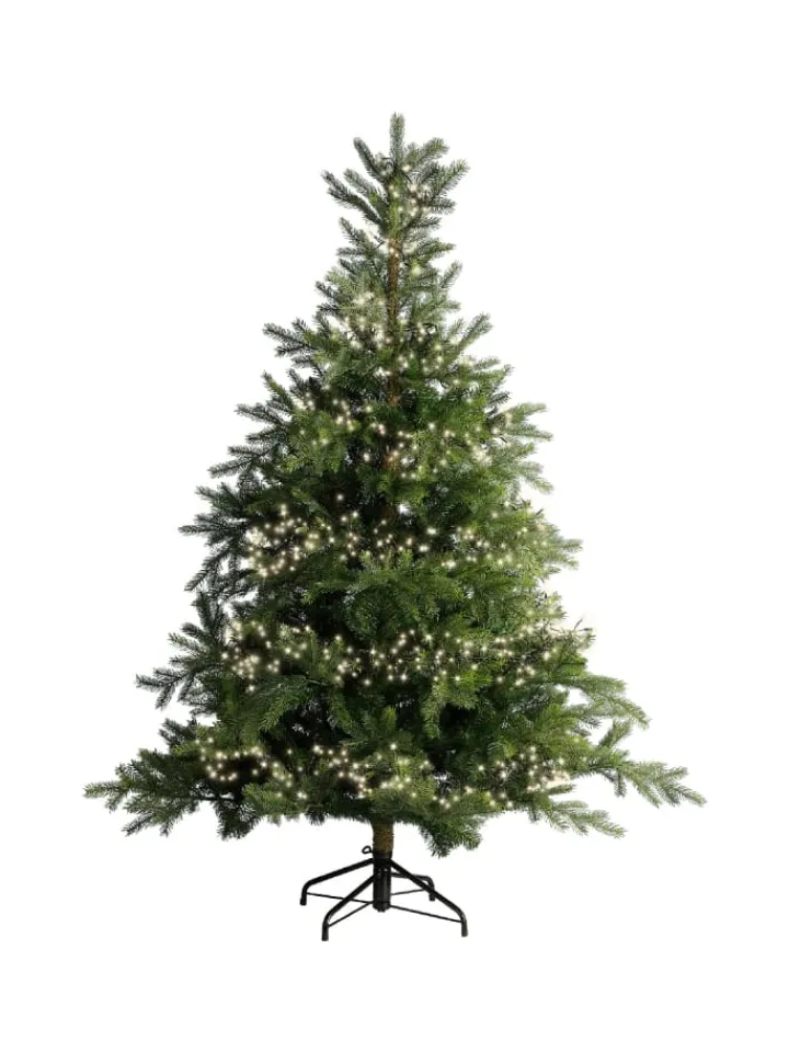 LUMINEO Lichterketten & Dekobeleuchtung<Lichterkette CLUSTER TWINKLE 768 LED 7 m, schwarzes Kabel in warm weiß