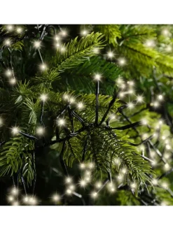 LUMINEO Lichterketten & Dekobeleuchtung<Lichterkette CLUSTER TWINKLE 768 LED 7 m, schwarzes Kabel in warm weiß