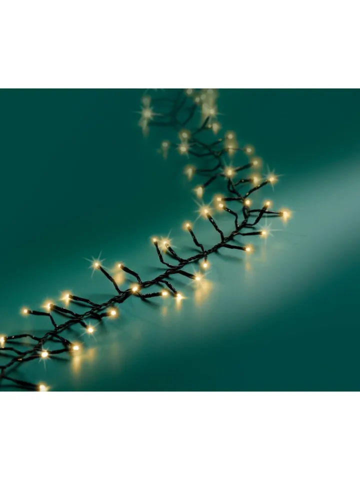LUMINEO Lichterketten & Dekobeleuchtung<Lichterkette EXCELLENT TWINKLE 1272 LED 20 m, schwarzes Kabel in Soft Gold