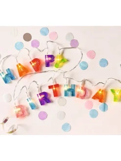 moses. Lichterketten & Deko-Leuchten<Lichterkette "Happy Birthday" - (L)140 cm