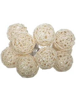 Atmosphera Créateur d'intérieur Lichterketten & Dekobeleuchtung<Lichterkette in beige