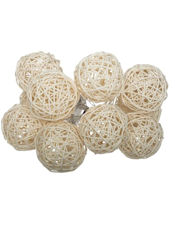 Atmosphera Créateur d'intérieur Lichterketten & Dekobeleuchtung<Lichterkette in beige