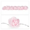relaxdays Lichterketten & Dekobeleuchtung<Lichterkette Rosen in Rosa - (L)3,3 m