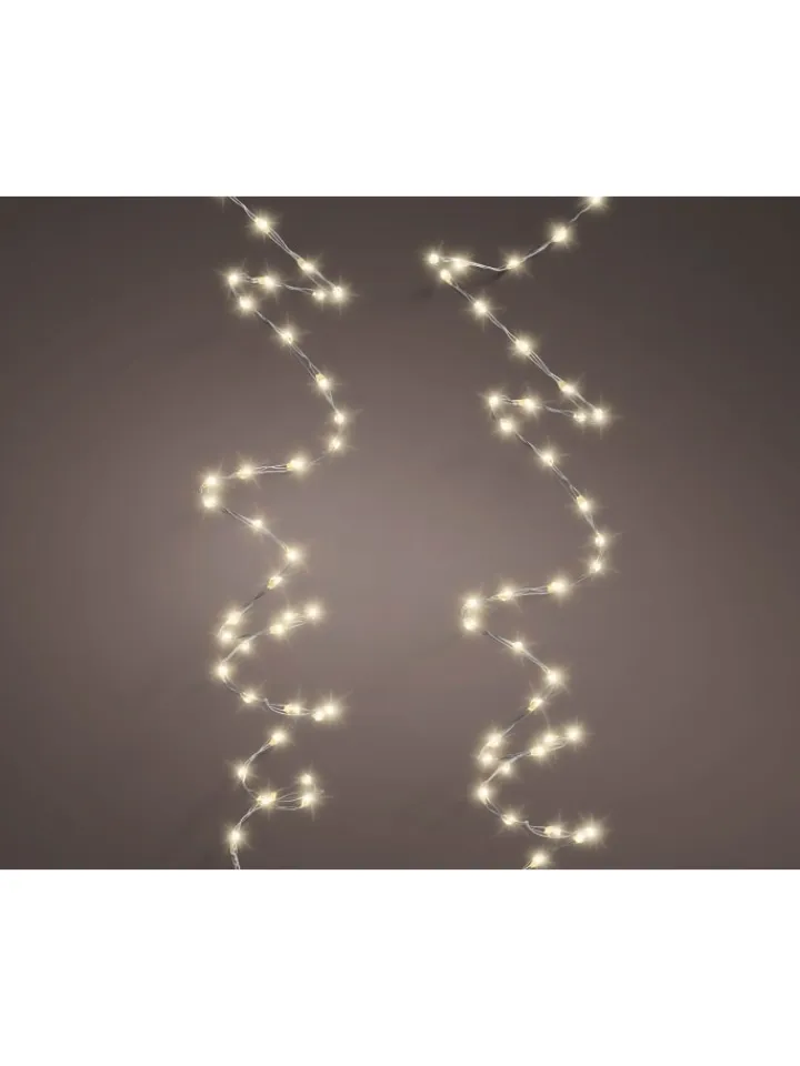 LUMINEO Lichterketten & Dekobeleuchtung<Lichterkette STRING LIGHTS TWINKLE 378 LED 6 m Silberdraht in warm weiß