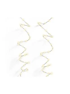LUMINEO Lichterketten & Dekobeleuchtung<Lichterkette STRING LIGHTS TWINKLE 378 LED 6 m Silberdraht in warm weiß