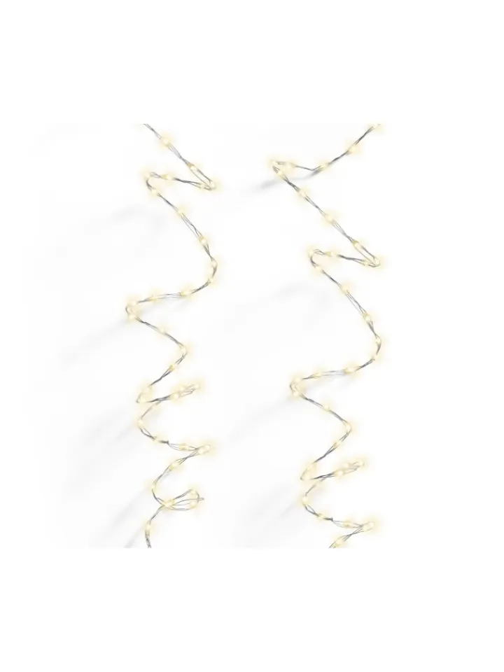 LUMINEO Lichterketten & Dekobeleuchtung<Lichterkette STRING LIGHTS TWINKLE 378 LED 6 m Silberdraht in warm weiß