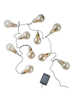 Butlers Lichterketten & Dekobeleuchtung<Lichterkette SUNLIGHT Solar in Grau