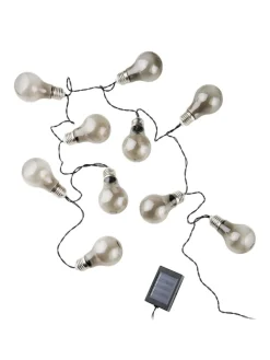 Butlers Lichterketten & Dekobeleuchtung<Lichterkette SUNLIGHT Solar in Grau