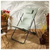 Garden Spirit Gartenmöbel<Liegestuhl "Corfou" in Khaki - (B)55 x (H)89 x (T)81 cm