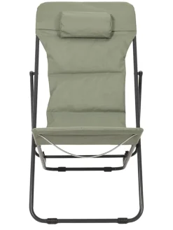 Garden Spirit Gartenmöbel<Liegestuhl "Corfou" in Khaki - (B)55 x (H)89 x (T)81 cm