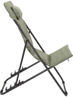 Garden Spirit Gartenmöbel<Liegestuhl "Corfou" in Khaki - (B)55 x (H)89 x (T)81 cm