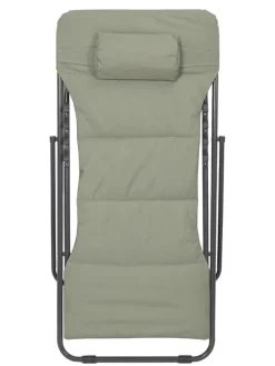 Garden Spirit Gartenmöbel<Liegestuhl "Corfou" in Khaki - (B)55 x (H)89 x (T)81 cm