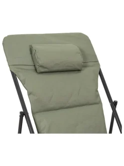 Garden Spirit Gartenmöbel<Liegestuhl "Corfou" in Khaki - (B)55 x (H)89 x (T)81 cm