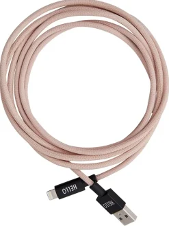 Design Letters Technikzubehör<Lightning-Ladekabel in Beige - (L)300 cm