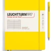 LEUCHTTURM1917 Büro- & Schulbedarf<Liniertes Notizbuch in Gelb - B5