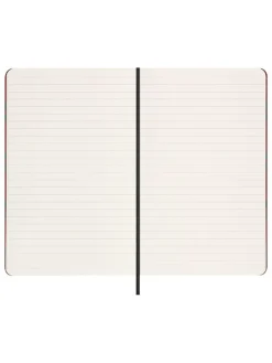 Moleskine Büro- & Schulbedarf<Liniertes Notizbuch ''Le Professional'' in Rot/ Grün- (B)13 x (H)21 cm