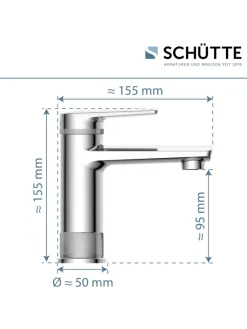 Franz Joseph Schütte Badarmaturen<LIVERPOOL Waschtischarmatur, Chrom