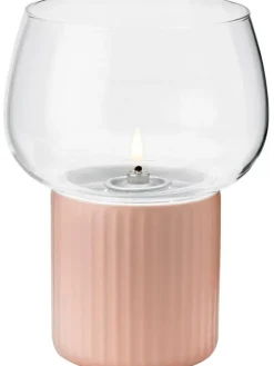 RIG-TIG Lichterketten & Deko-Leuchten<Öllaterne ''Hygge'' in Rosa - Ø 12 cm