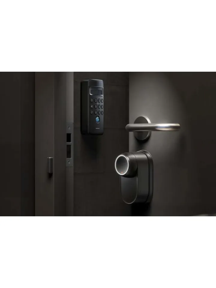 Switchbot Tür- & Zugluftstopper<Lock Ultra 3-in-1 Smart-Schloss Hub Mini Matter Tastatur