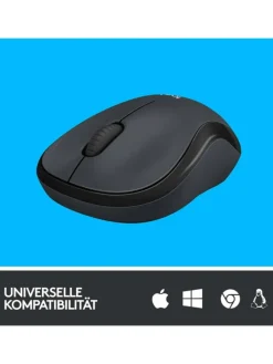 Logitech Tablets, Konsolen & Elektronisches Spielzeug<M220 SILENT Kabellose Maus, 2,4 GHz mit USB-Empfänger, in Anthrazit