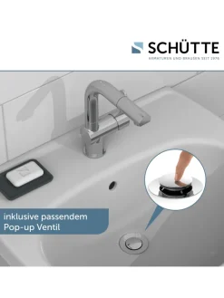Franz Joseph Schütte Badarmaturen<LONDON Waschtischarmatur, Chrom, mit herausziehbarer Haarbrause