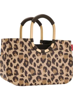 Reisenthel Einkaufstaschen & -Trolleys<loopshopper M / Shopper 40 cm (teddy leo olive) in frame leo macchiato