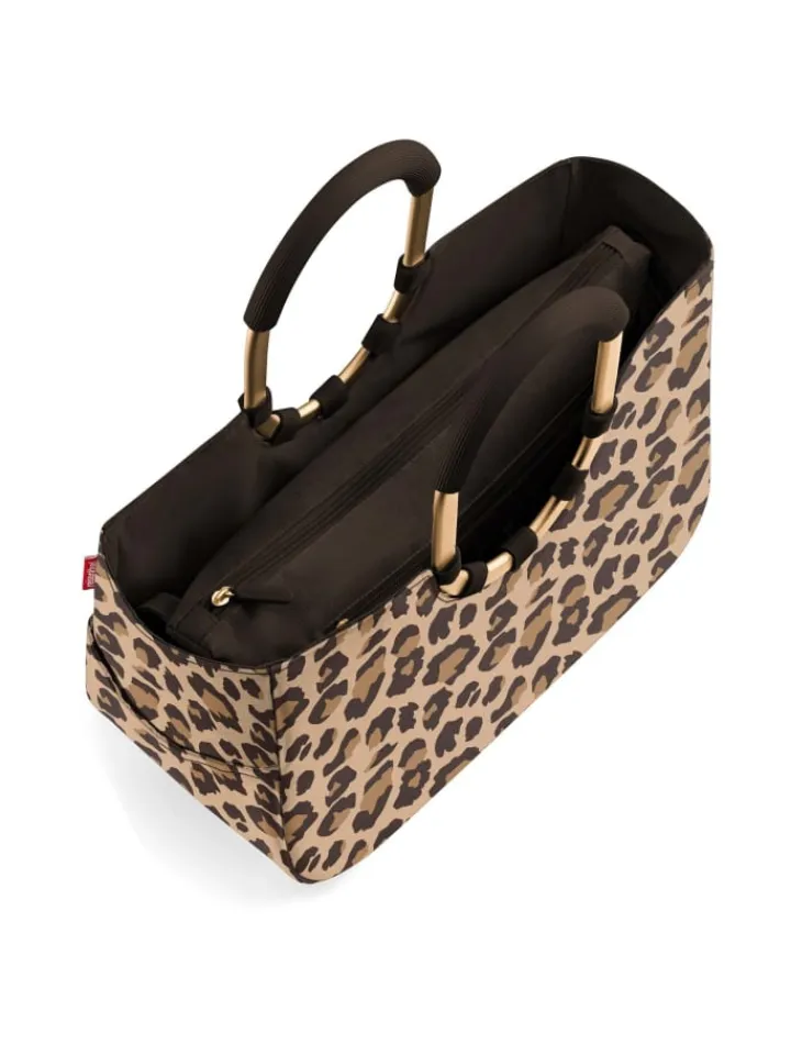 Reisenthel Einkaufstaschen & -Trolleys<loopshopper M / Shopper 40 cm (teddy leo olive) in frame leo macchiato