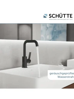Franz Joseph Schütte Badarmaturen<LOS ANGELES Waschtischarmatur, Schwarz matt