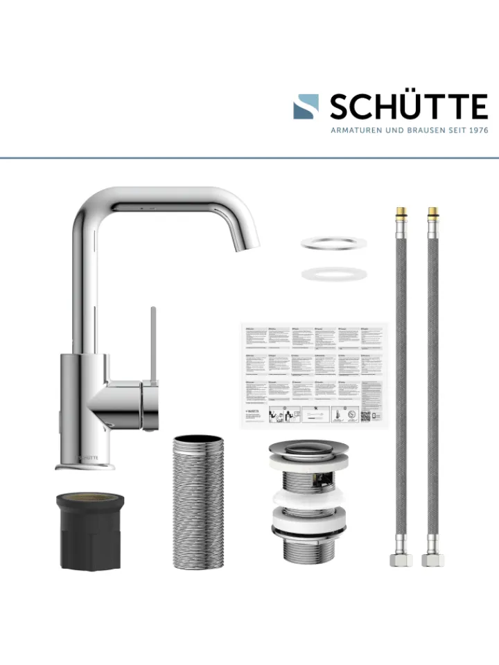 Franz Joseph Schütte Badarmaturen<LOS ANGELES Waschtischarmatur, Chrom