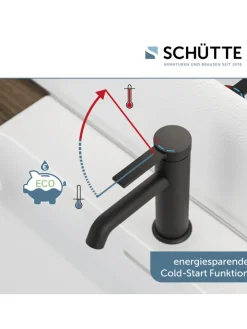 Franz Joseph Schütte Badarmaturen<LOS ANGELES Waschtischarmatur, Schwarz matt