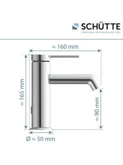 Franz Joseph Schütte Badarmaturen<LOS ANGELES Waschtischarmatur, Chrom