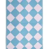 Rice Teppiche & Fußmatten<Läufer in Beige/ Hellblau - (L)150 x (B)90 cm
