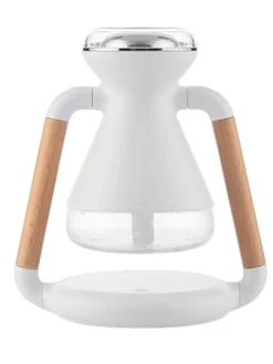 InnovaGoods Klima & Haushalt<Luftbefeuchter in Weiß/ Natur - (B)15 x (H)17 x (T)11 cm