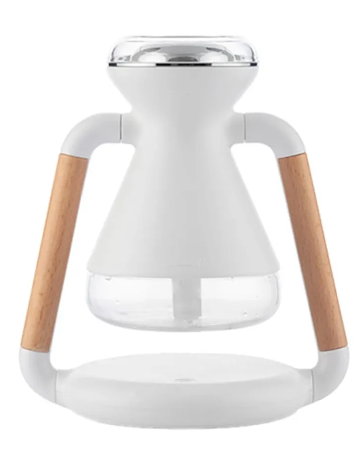 InnovaGoods Klima & Haushalt<Luftbefeuchter in Weiß/ Natur - (B)15 x (H)17 x (T)11 cm