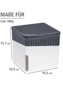 Wenko Klima & Haushalt<Luftentfeuchter-Nachfüllpack "Cube" in Weiß