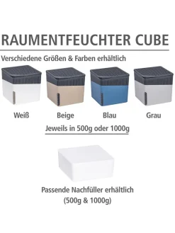 Wenko Klima & Haushalt<Luftentfeuchter-Nachfüllpack "Cube" in Weiß