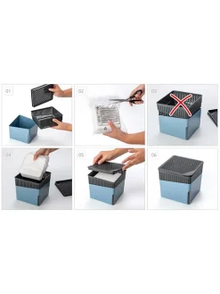 Wenko Klima & Haushalt<Luftentfeuchter-Nachfüllpack "Cube" in Weiß