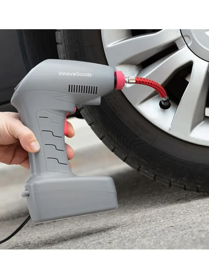 InnovaGoods Technikzubehör<Luftkompressor in Grau - (B)18 x (H)25 x (T)8 cm