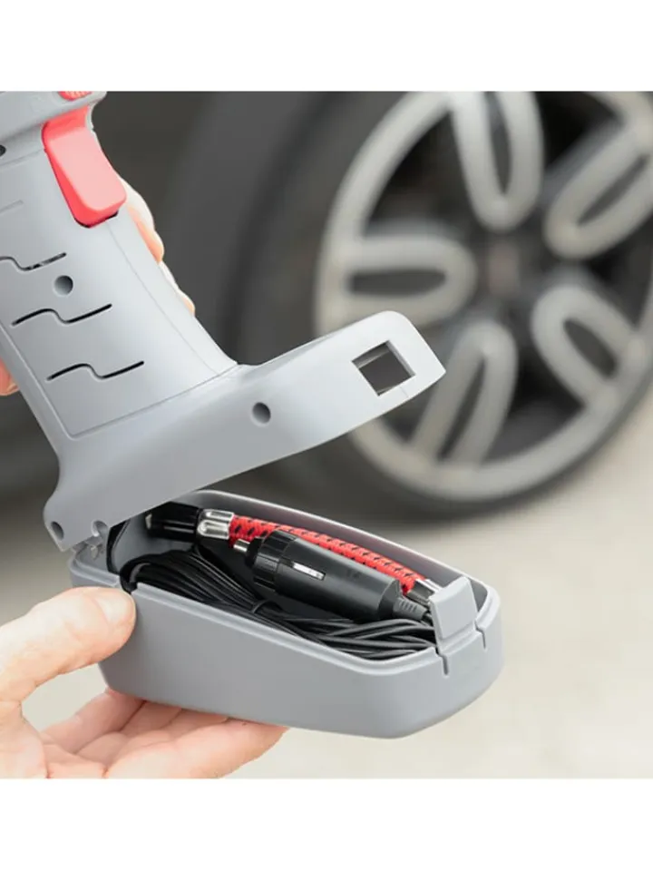 InnovaGoods Technikzubehör<Luftkompressor in Grau - (B)18 x (H)25 x (T)8 cm