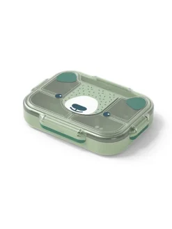 Monbento Aufbewahren & Servieren<Lunchbox ''Bear'' in Grün - (B)28,2 x (H)5,7 x (T)21,4 cm