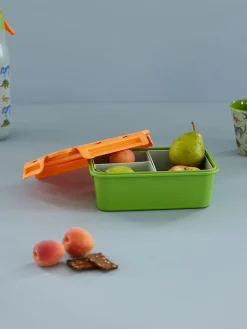 Rice Aufbewahren & Servieren<Lunchbox in Grün/ Orange - (B)21 x (H)7,5 x (T)14 cm